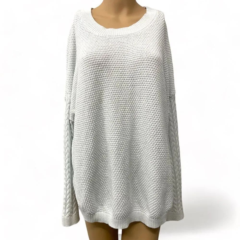 #15 Time and tru over size pullover sweater